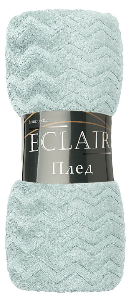 

Плед ECLAIR Зигзаг фланелевый зеленый, 200х220 см