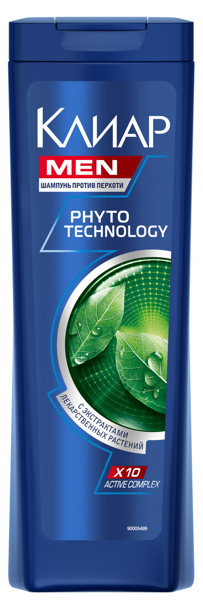Изображение товара Шампунь против перхоти «Клиар» Men Phytotechnology, 400 мл