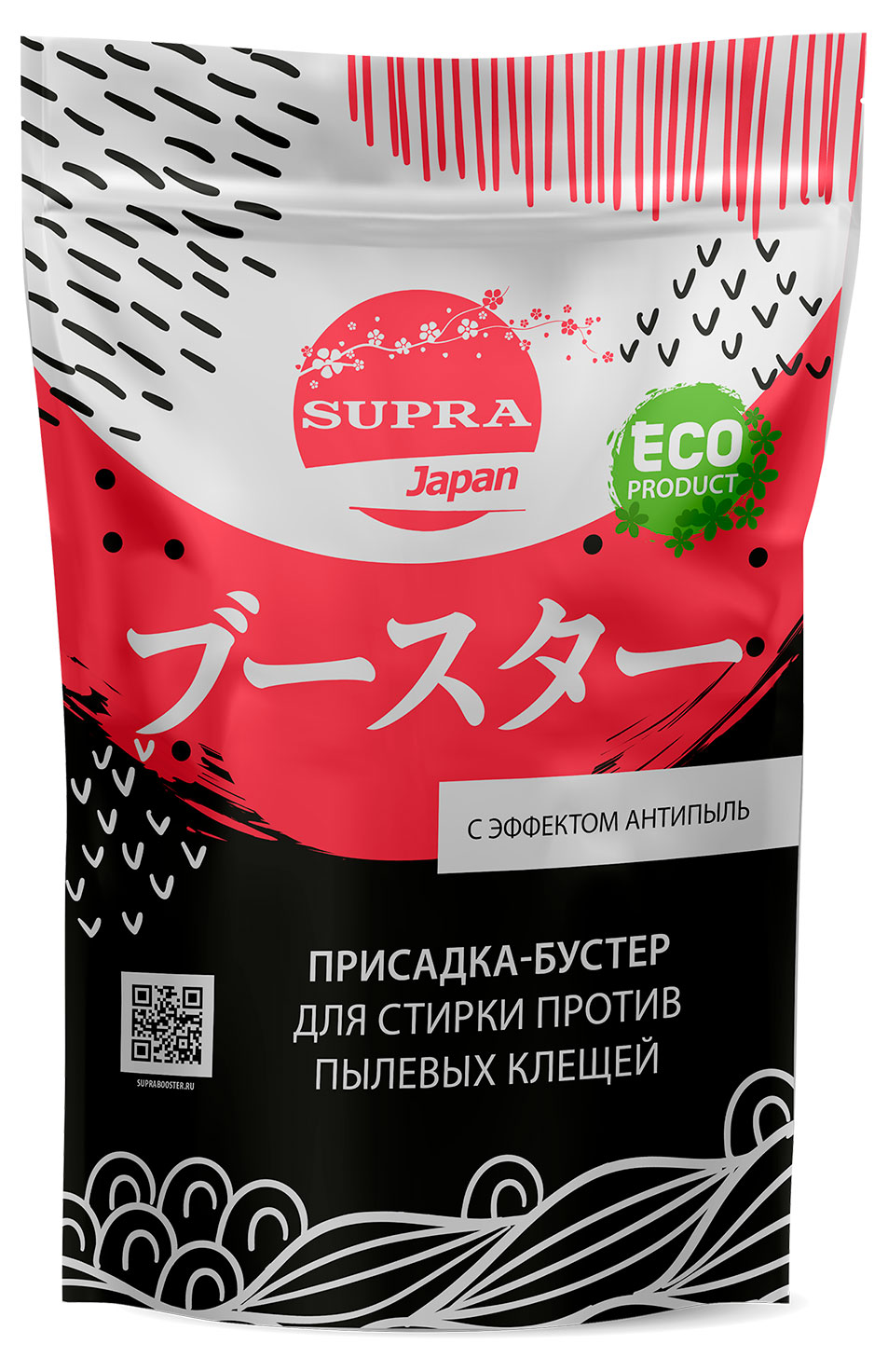 

Присадка-бустер Supra Booster для стирки против пылевых клещей, 25х10 г