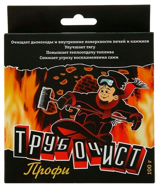 

Средство для дымоходов Трубочист Профи, 100 г