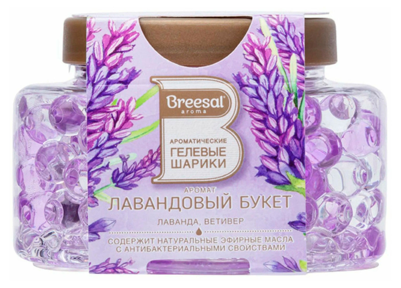 Изображение товара Шарики гелевые Breesal Лавандовый букет ароматические, 160 мл
