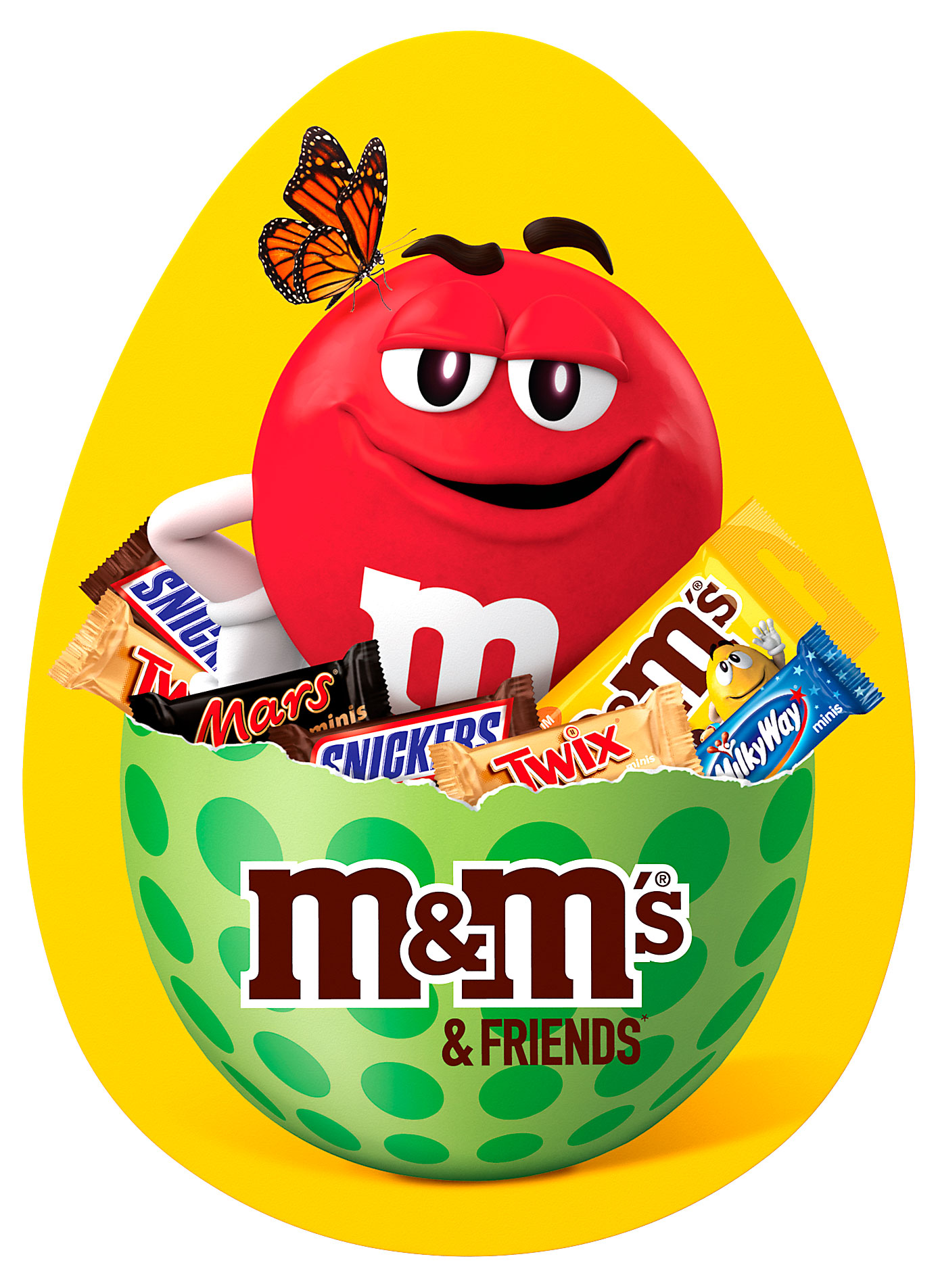 

Набор шоколадных конфет M&M's Яйцо пасхальное, 190 г в ассортименте