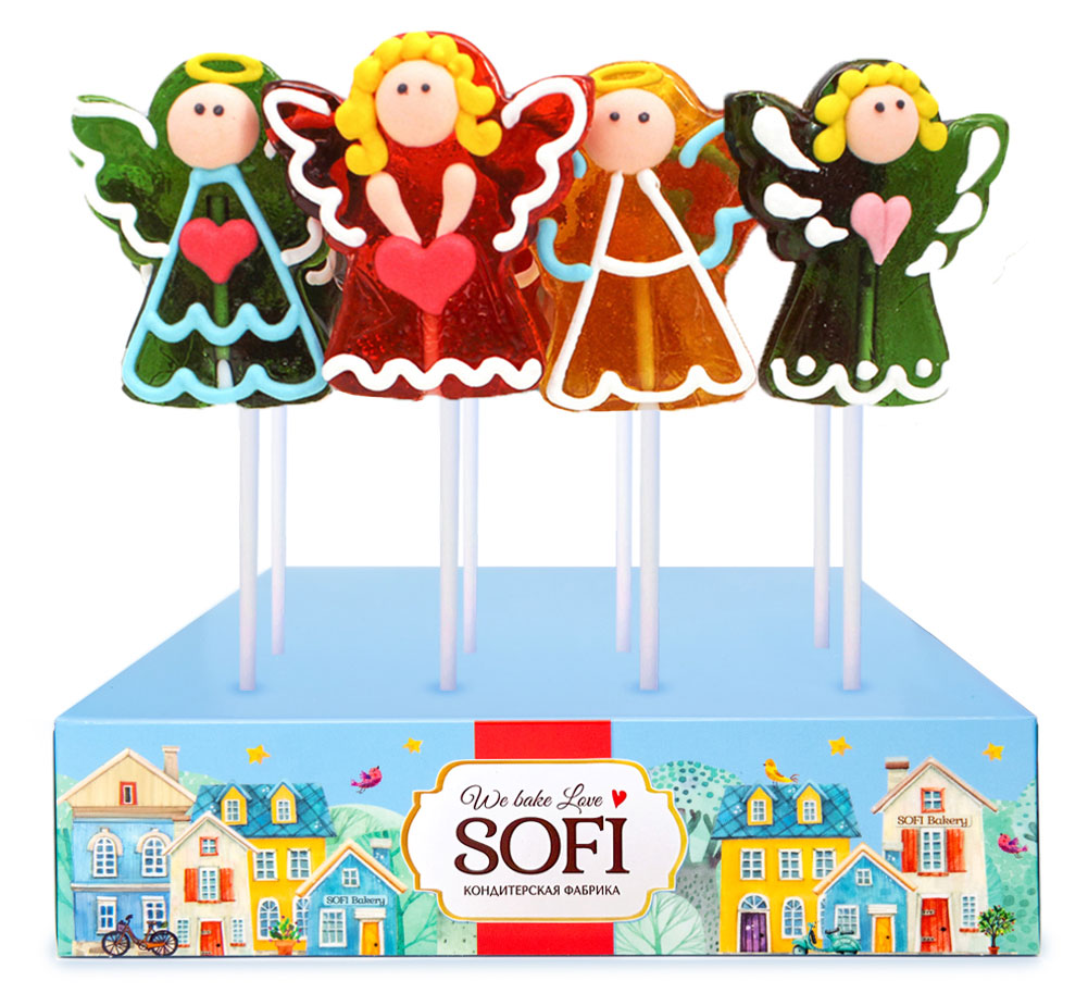 

Карамель леденцовая Sweet Kingdom Ангел, 20 г в ассортименте