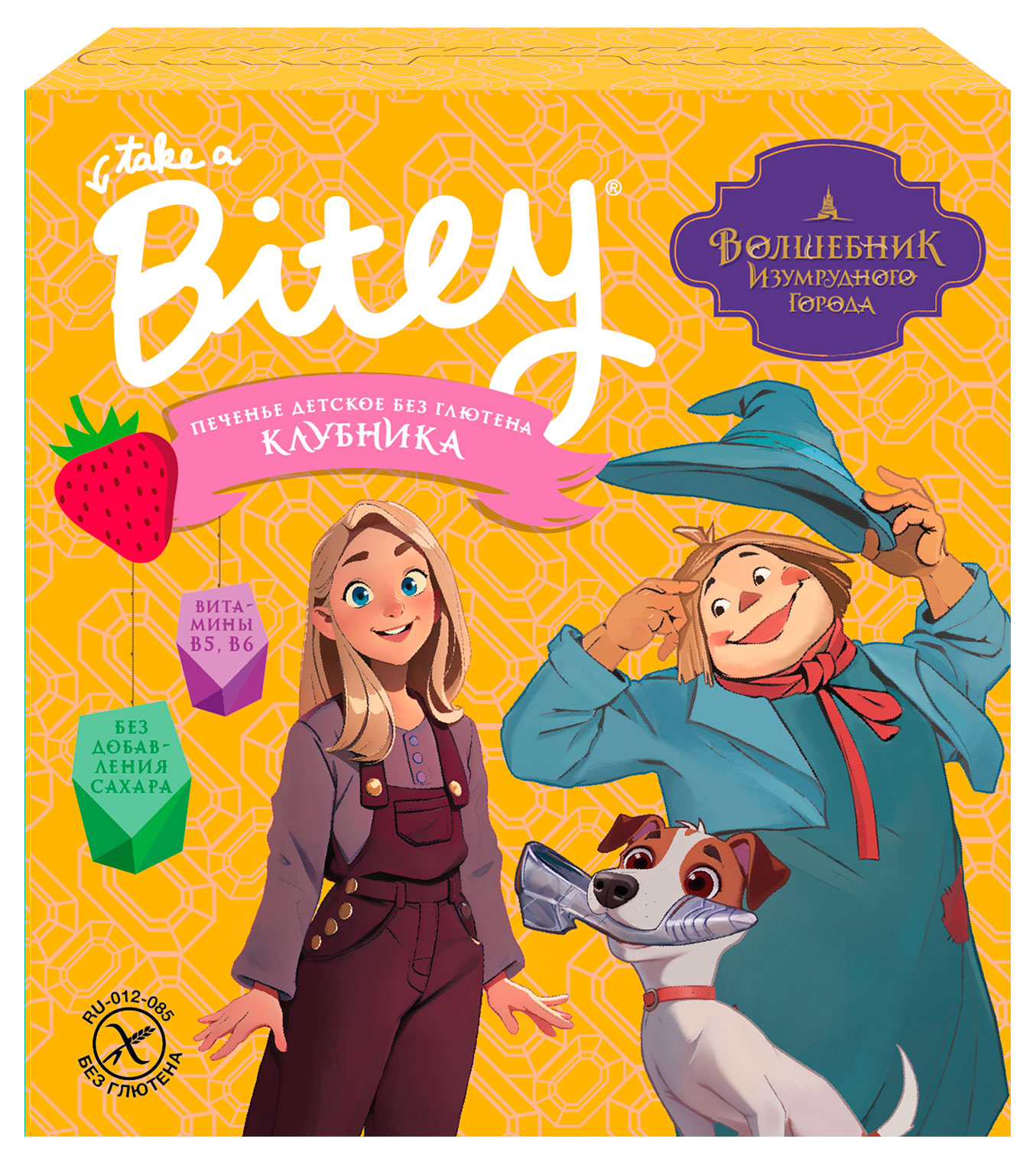 

Печенье детское Take a Bitey Клубника от 1,5 лет, 125 г