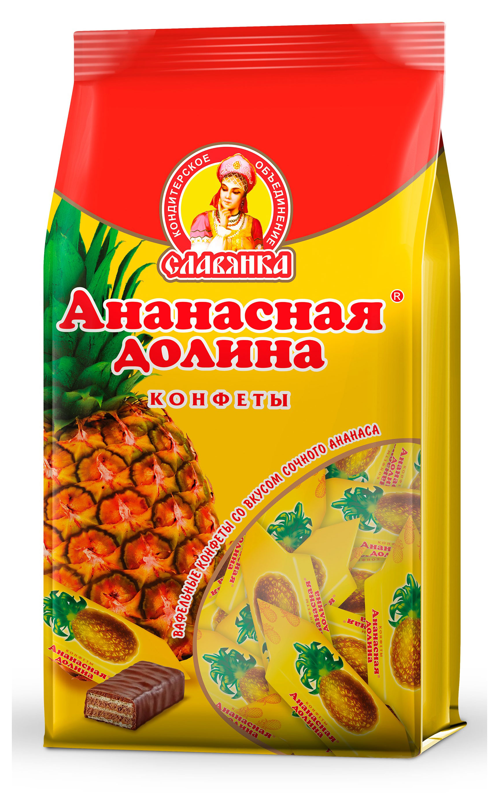 

Конфеты Славянка Ананасовая долина, 200 г