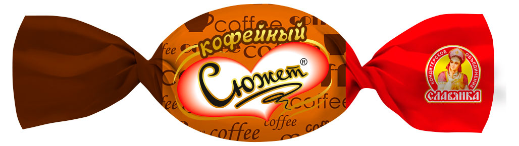 

Конфеты глазированные Славянка Кофейный сюжет, вес