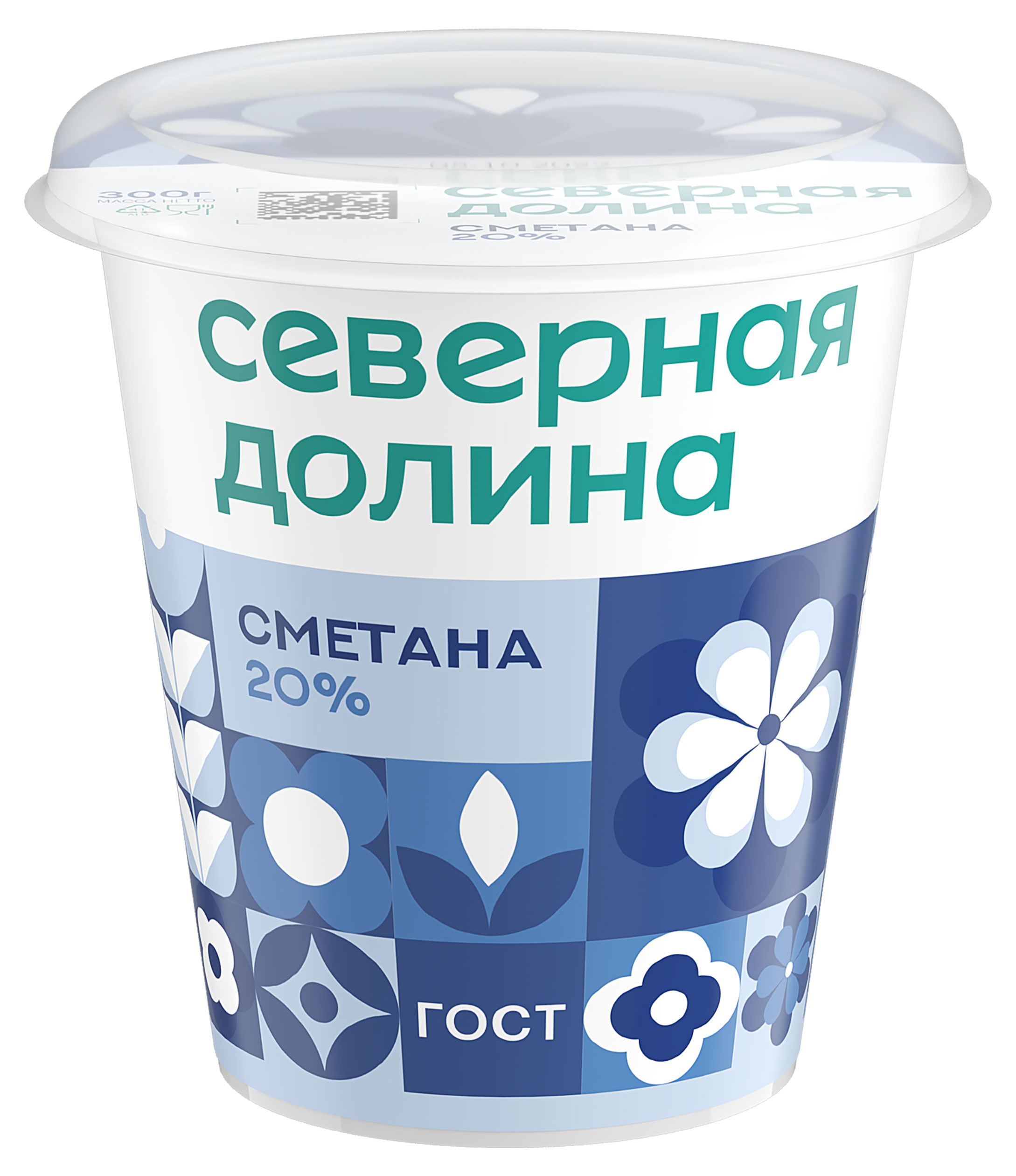 

Сметана Северная долина 20% БЗМЖ, 300 г