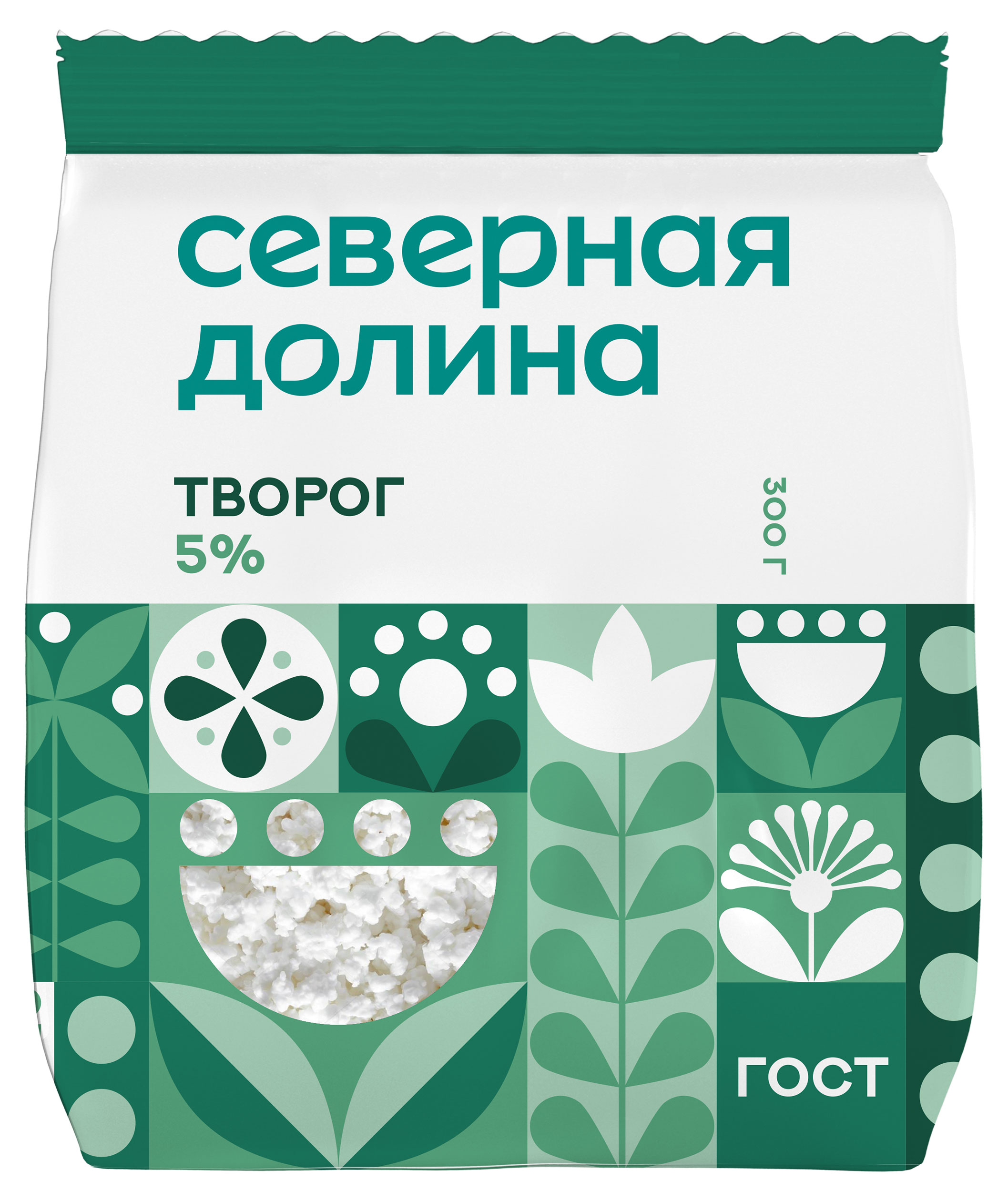 

Творог рассыпчатый Северная долина ГОСТ 5% БЗМЖ, 300 г