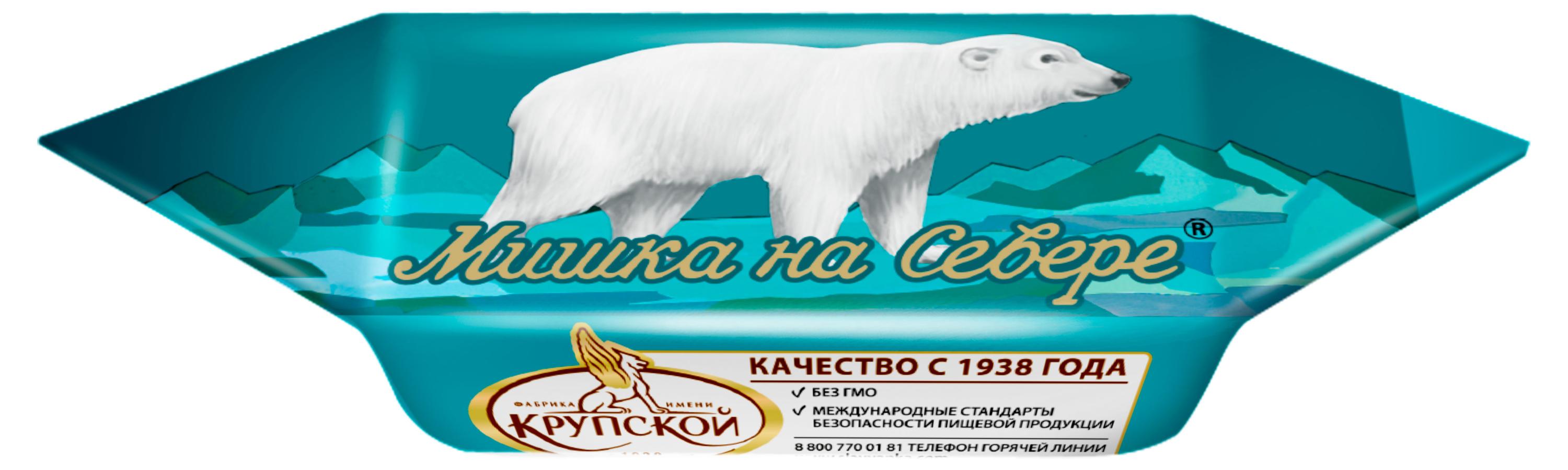 

Конфеты шоколадные Фабрика имени Крупской Мишка на Севере, вес