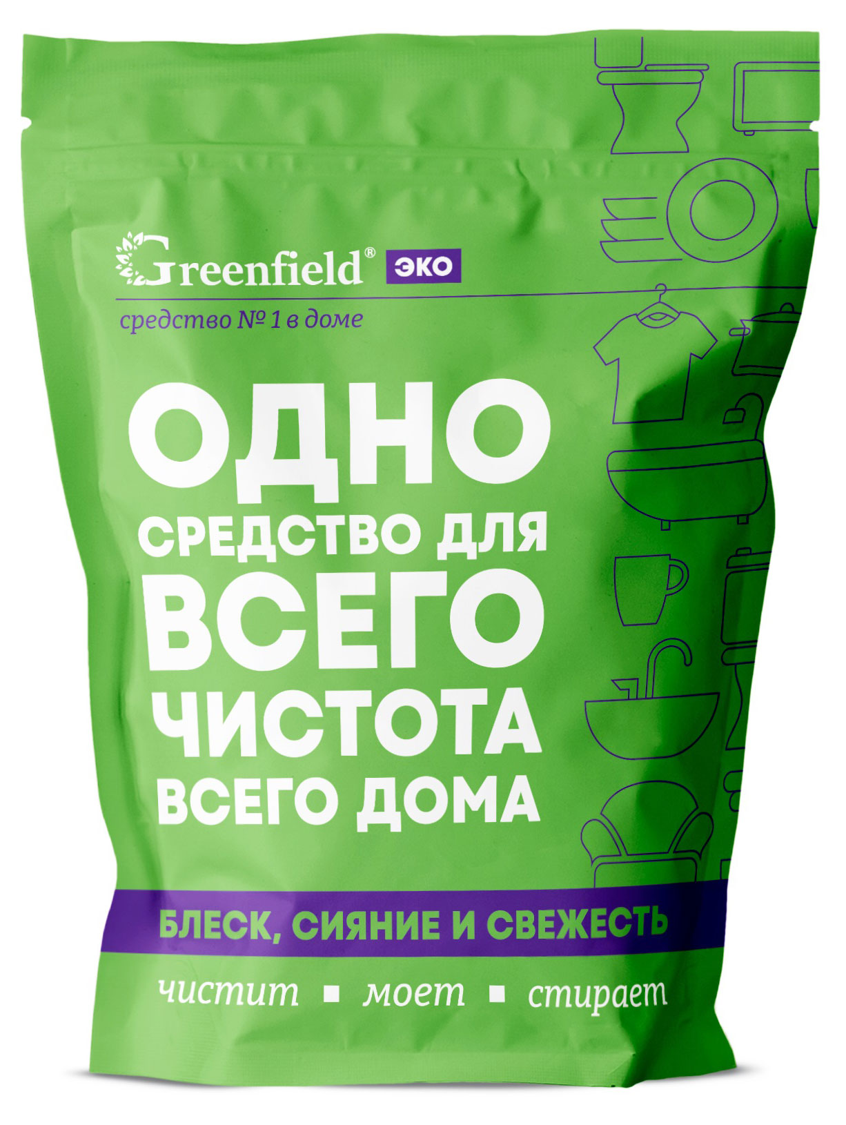 

Отбеливатель кислородный Greenfield ЭКО универсальный, 1 кг