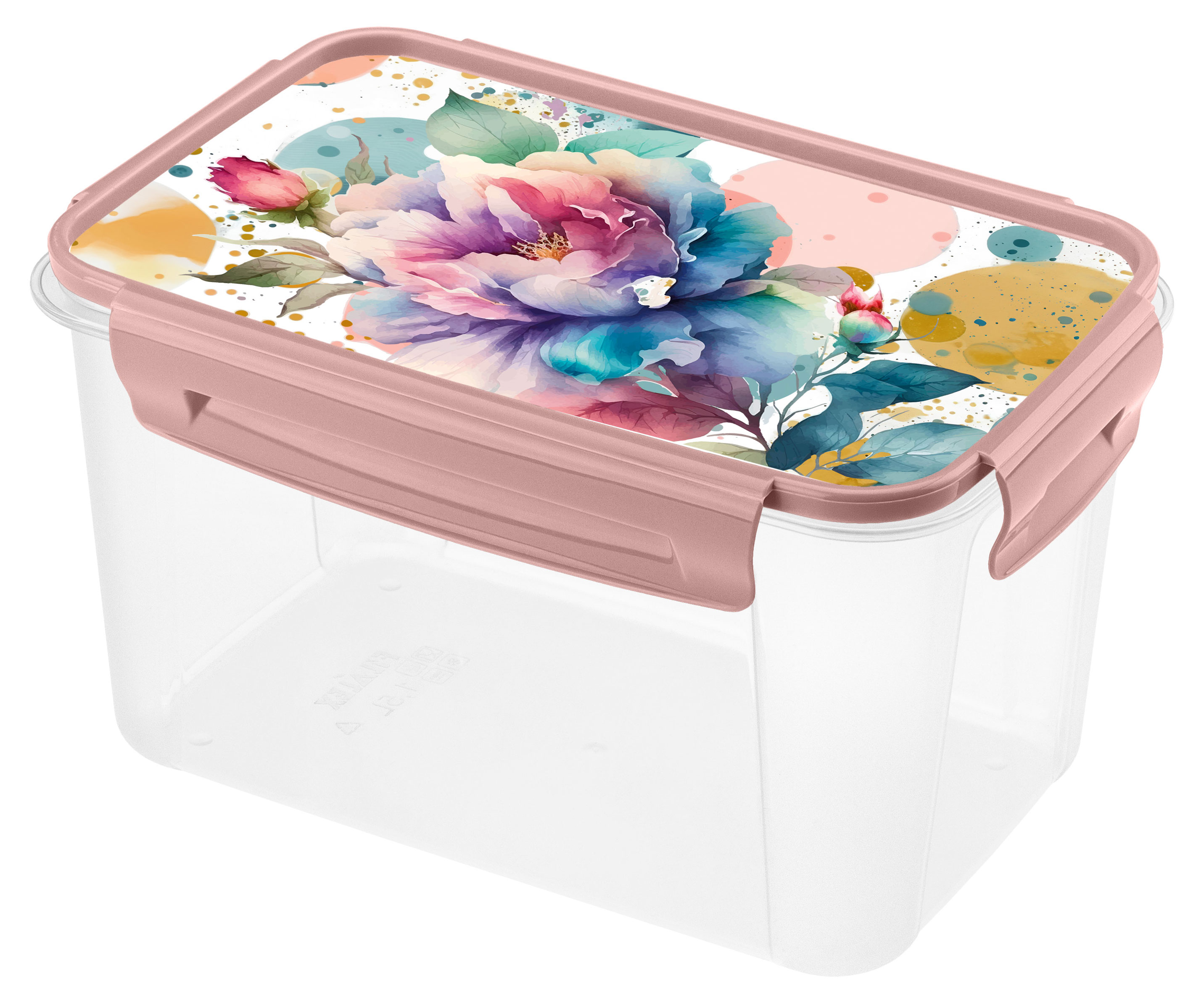 

Контейнер для продуктов Lock&ok с декором, 1,5 л
