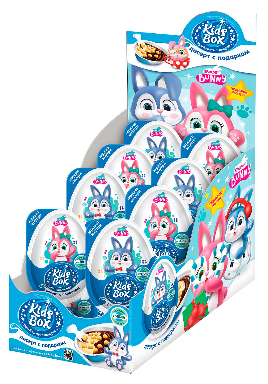 

Десерт Kids Box Зайчата с подарком, 20 г