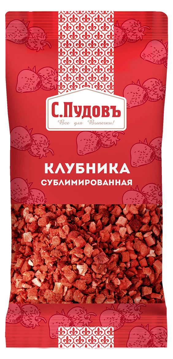 

Клубника С.Пудовъ сушеная сублимированная, 5 г