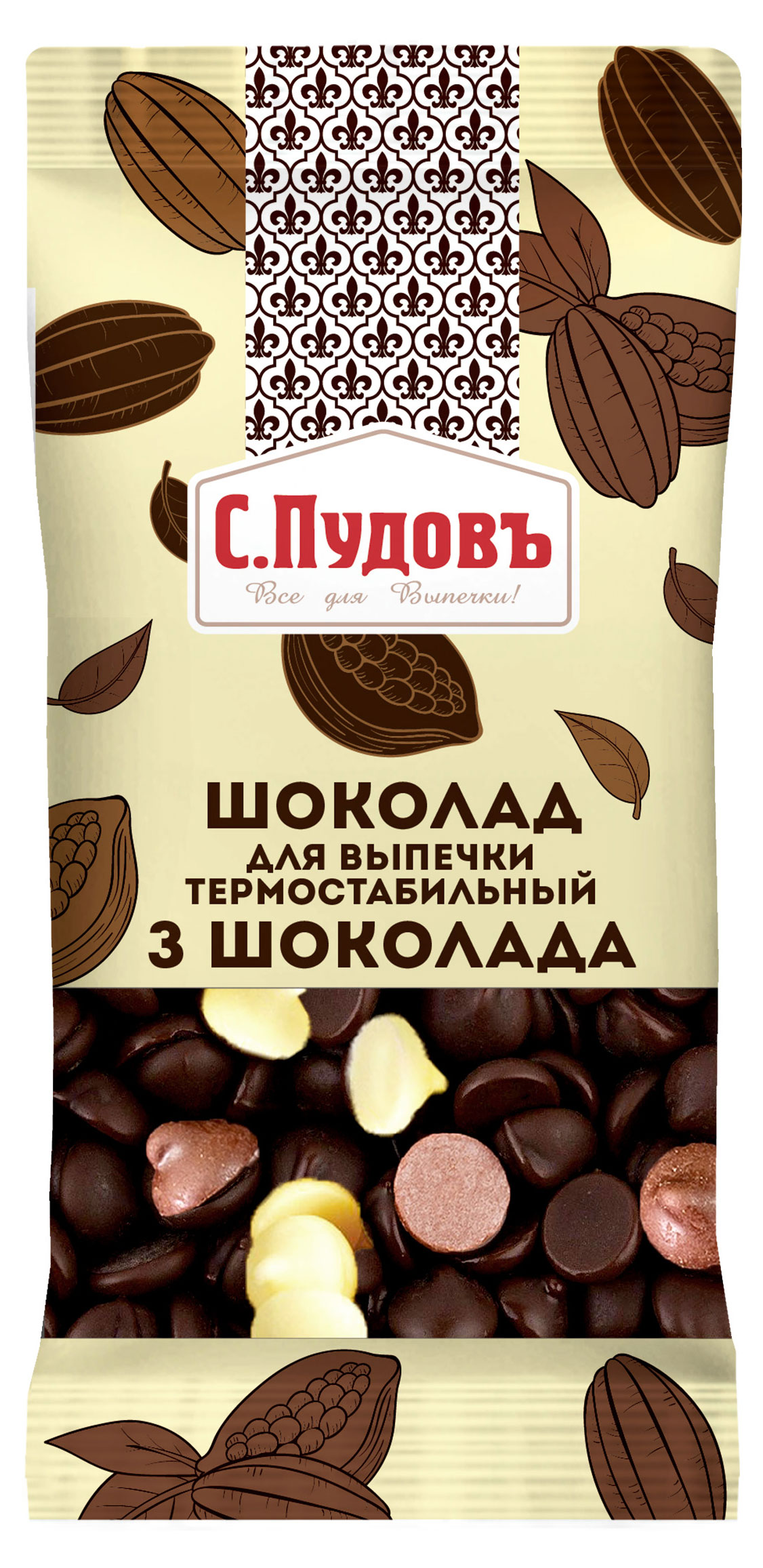 

Шоколад для выпечки С.Пудовъ 3 шоколада, 50 г