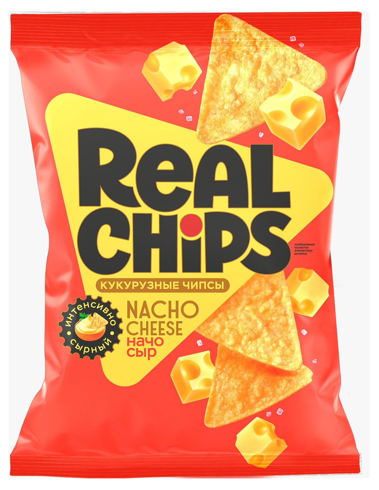 

Чипсы кукурузные Real Chips сыр начо, 85 г