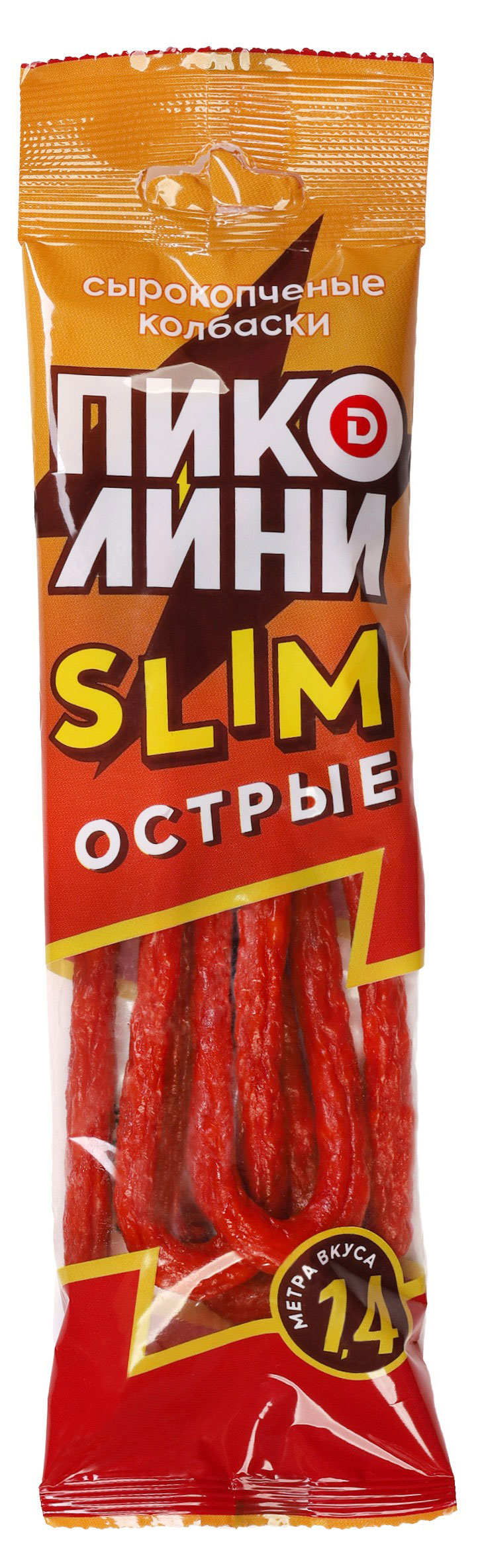 

Колбаски сырокопченые ДЫМОВ Пиколини Slim острые, 70 г