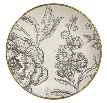 

Тарелка десертная Royal Garden Beige Flowers, d 20 см