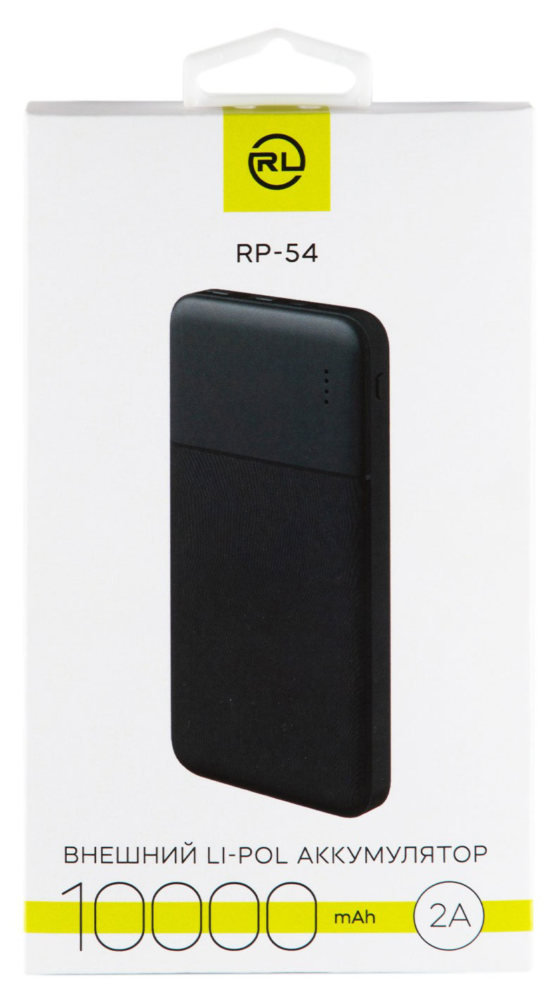 

Внешний аккумулятор Red Line RP-54 10000mAh черный