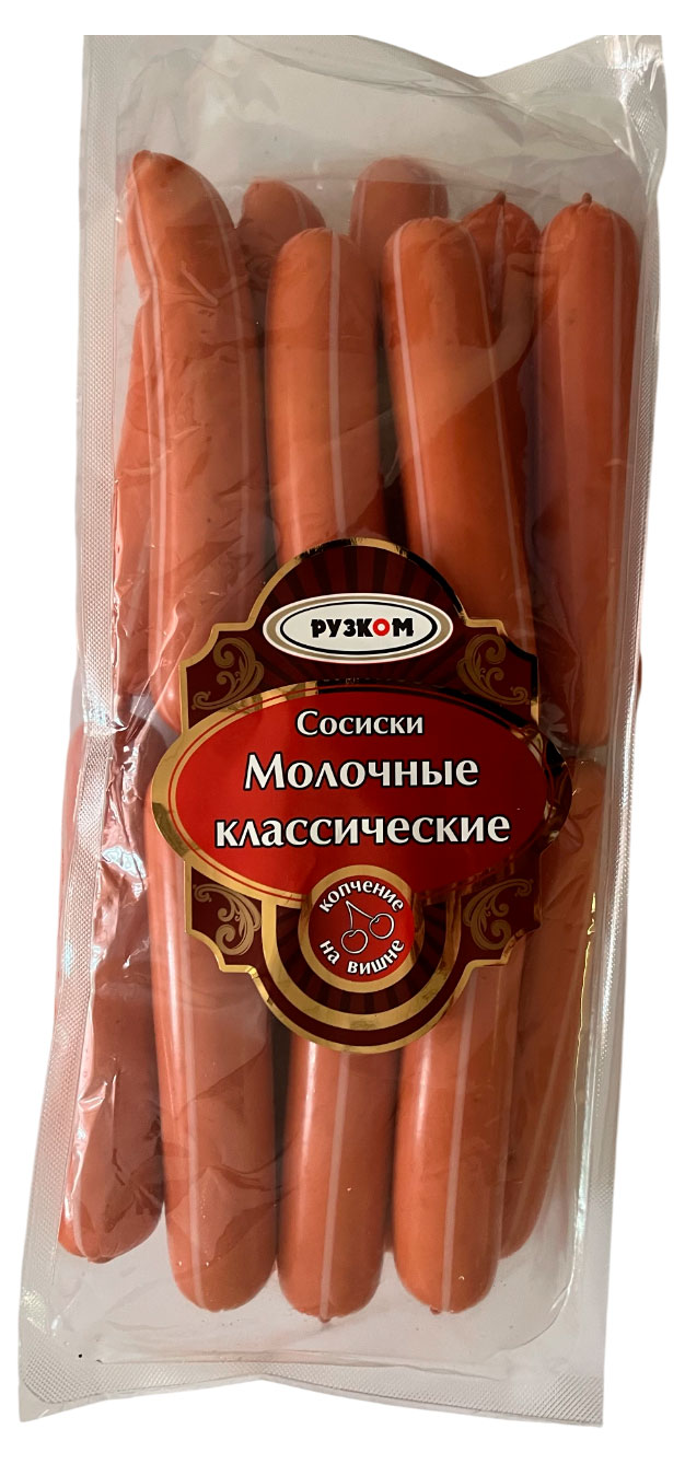 

Сосиски Рузком Докторские вареные, ~ 1,4 кг