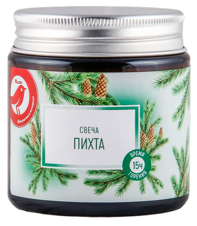 

Свеча АШАН Красная птица с ароматом пихты в банке, 15 ч