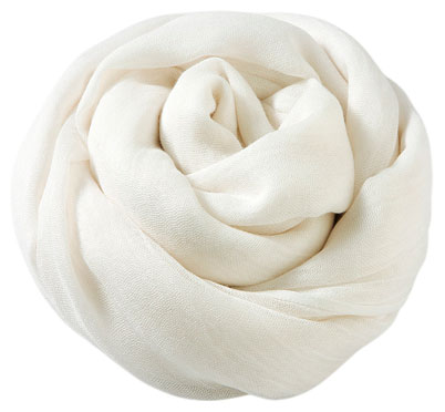 

Палантин женский белый, 195х95 см