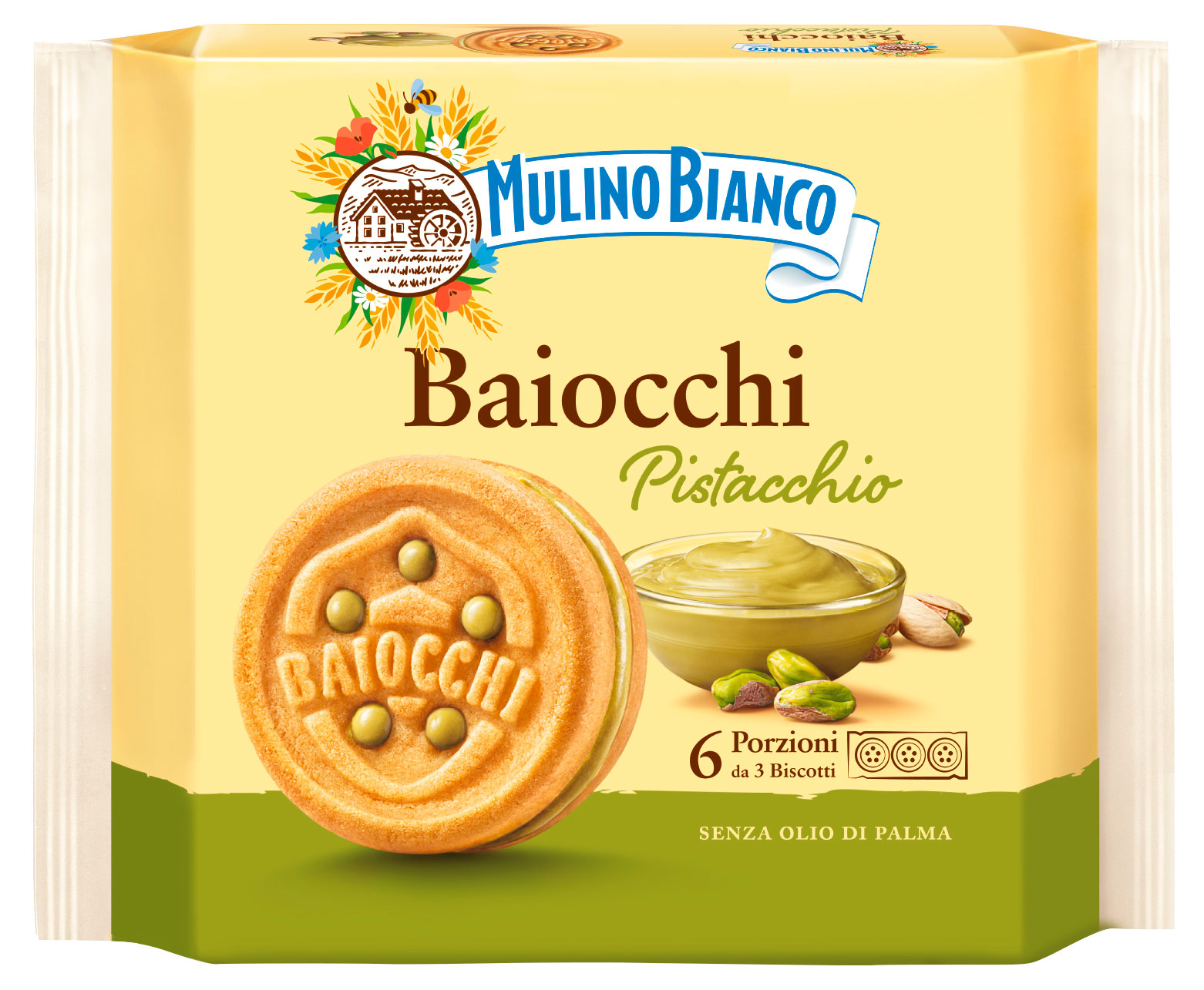 

Печенье Mulino Bianco с фисташкой, 168 г
