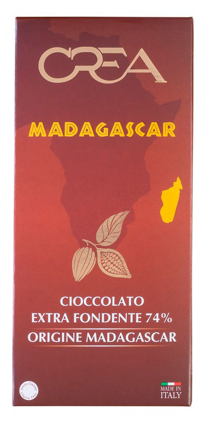 

Шоколад темный Crea Single origine Madagascar 74%, 100 г