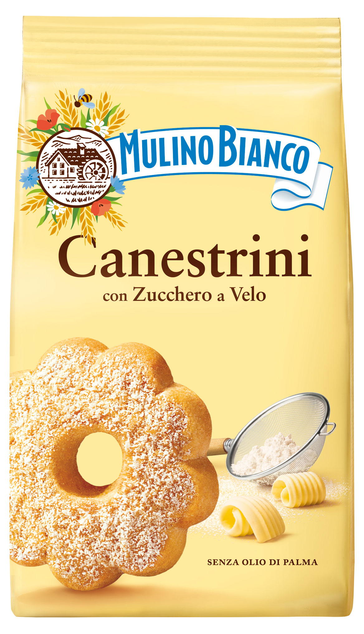 

Печенье Mulino Bianco Canestrini сдобное с сахарной пудрой, 200 г