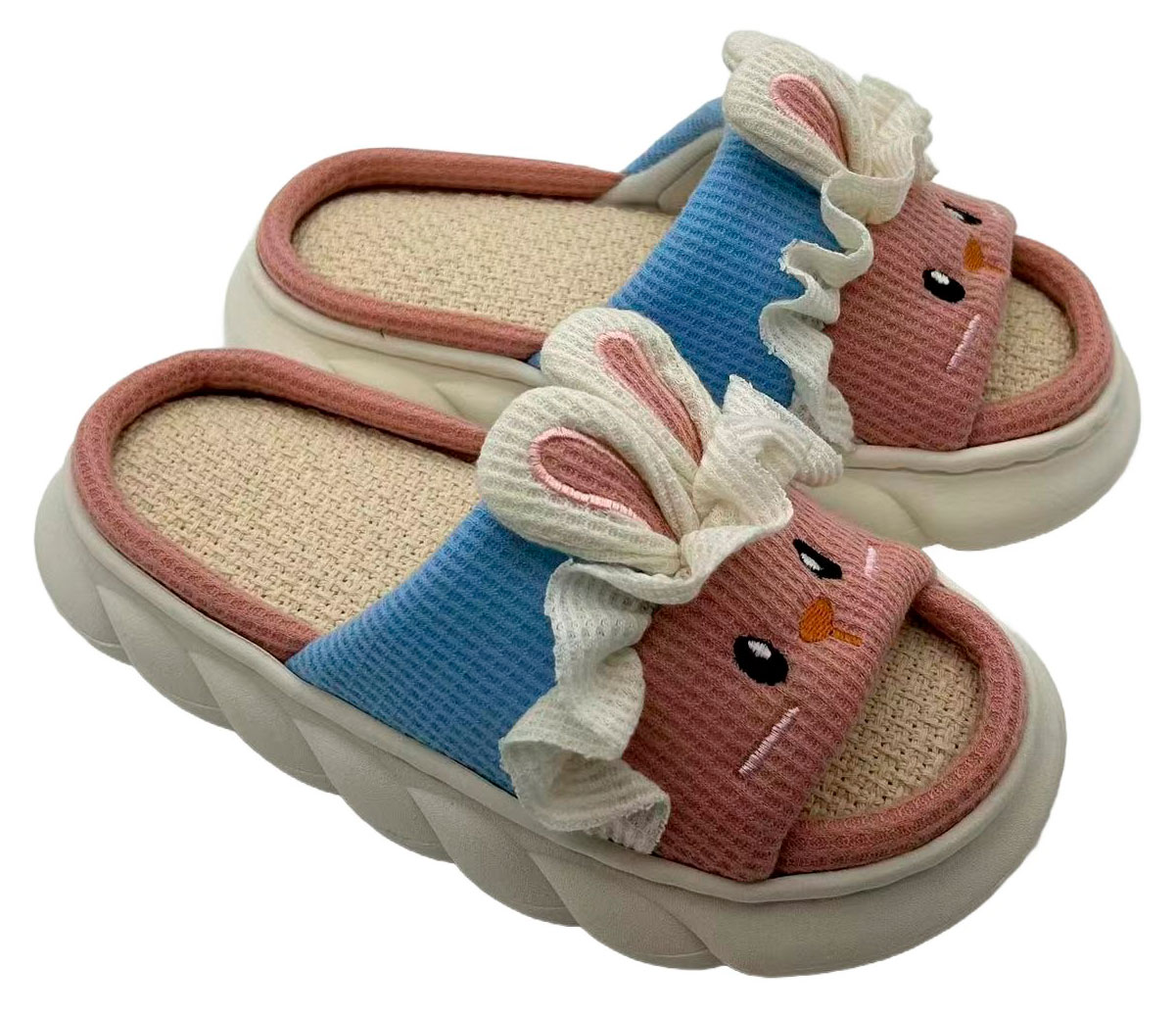 

Тапочки детские InExtenso с открытым носом розовые