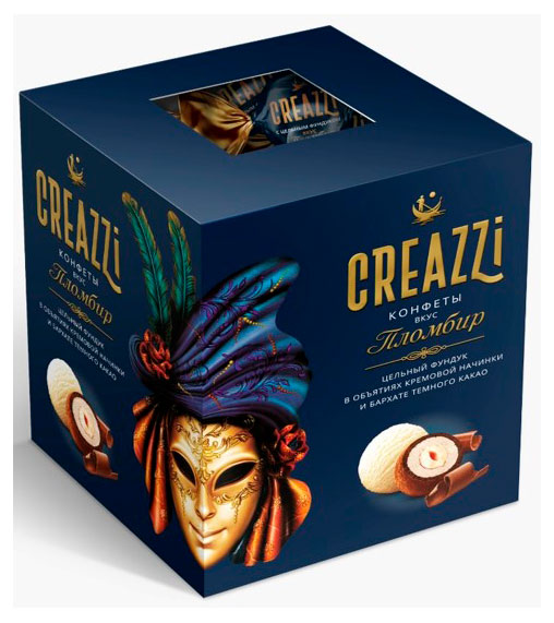 

Конфеты Creazzi пломбир с фундуком, 200 г