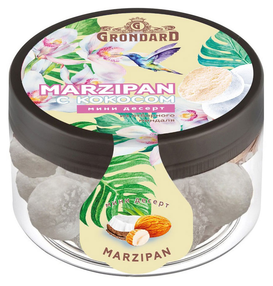

Конфеты Grondard Марципановая картошка с кокосом неглазированные, 160 г