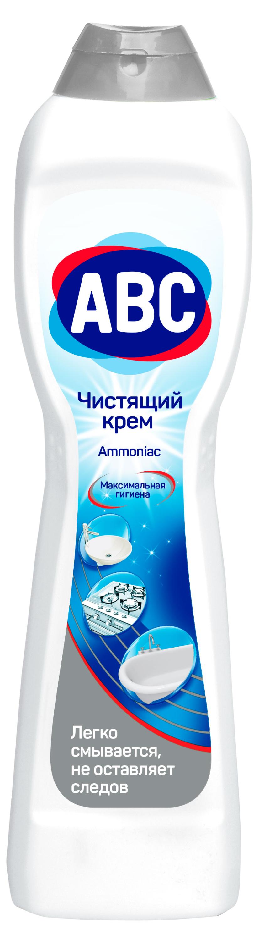 

Чистящий крем для газовых плит ABC Аммиак, 750 мл