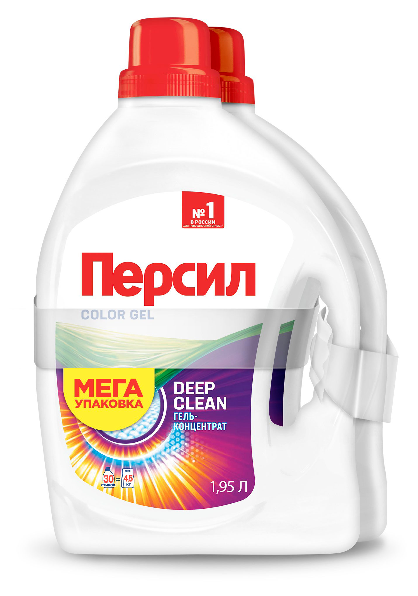 

Гель для стирки Персил Color для цветного белья, 2х1,95 л (60 стирок)