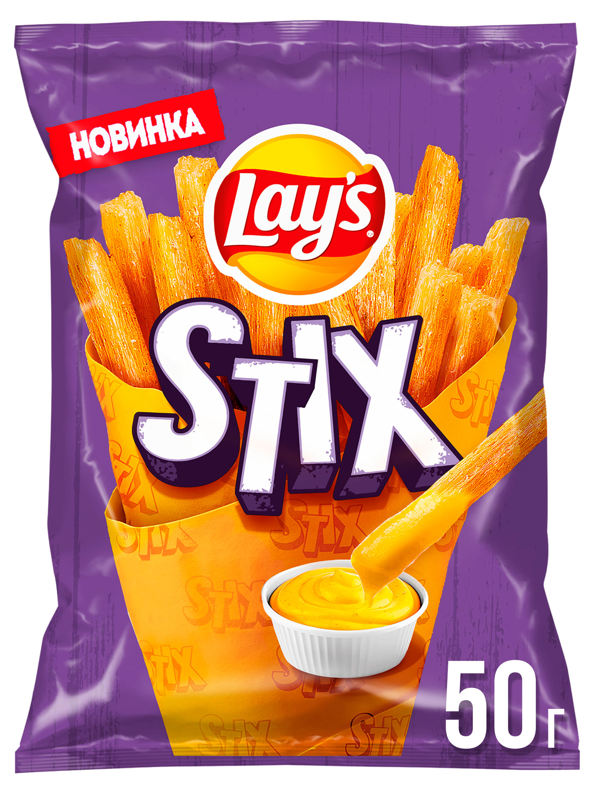 

Чипсы картофельные Lay's Stix Сырный соус, 50 г