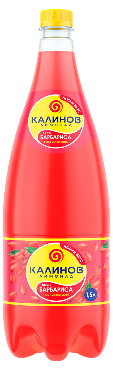 

Напиток газированный Калинов Лимонад барбарис, 1,5 л