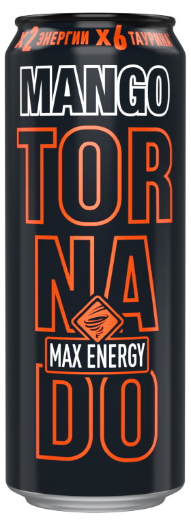 

Напиток энергетический Tornado MAX Mango, 450 мл