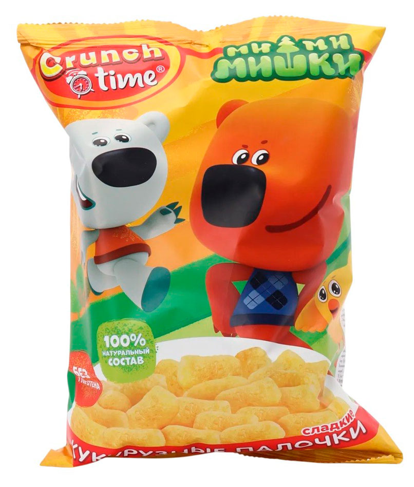 

Кукурузные палочки CrunchTime Ми-ми-мишки, 75 г