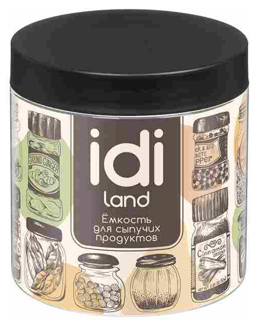 

Емкость для сыпуч продуктов Idiland, 0,5 л