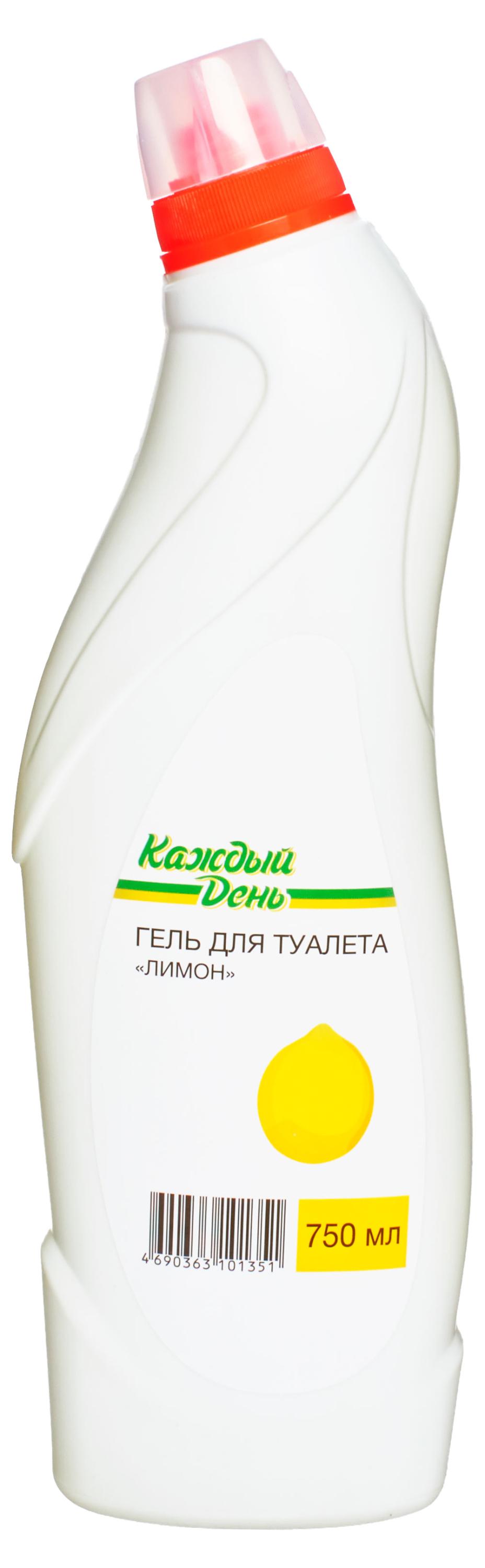 

Чистящий гель для унитаза Каждый день Лимон, 750 мл
