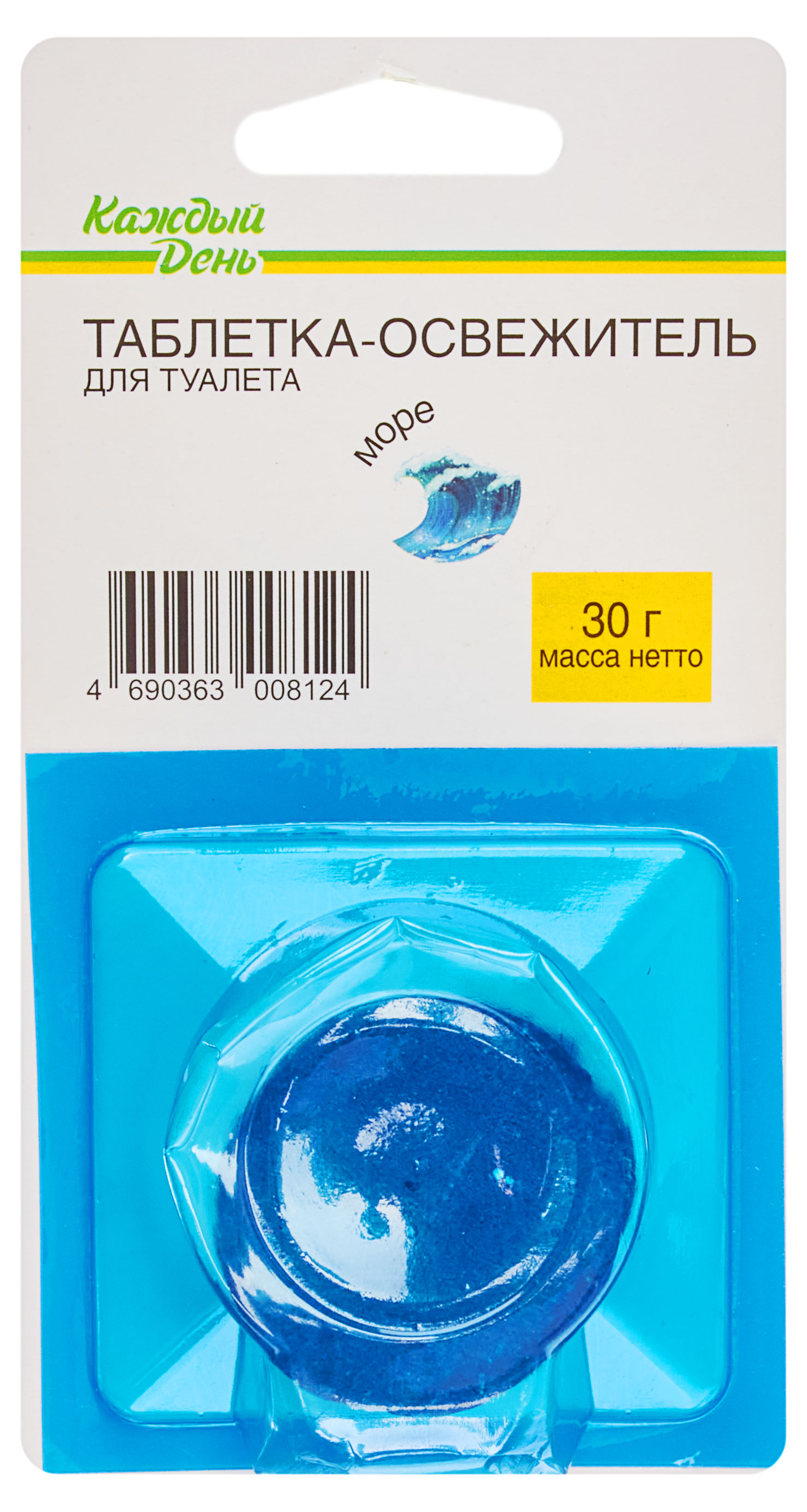 

Чистящая таблетка для унитаза Каждый день Море, 40 г