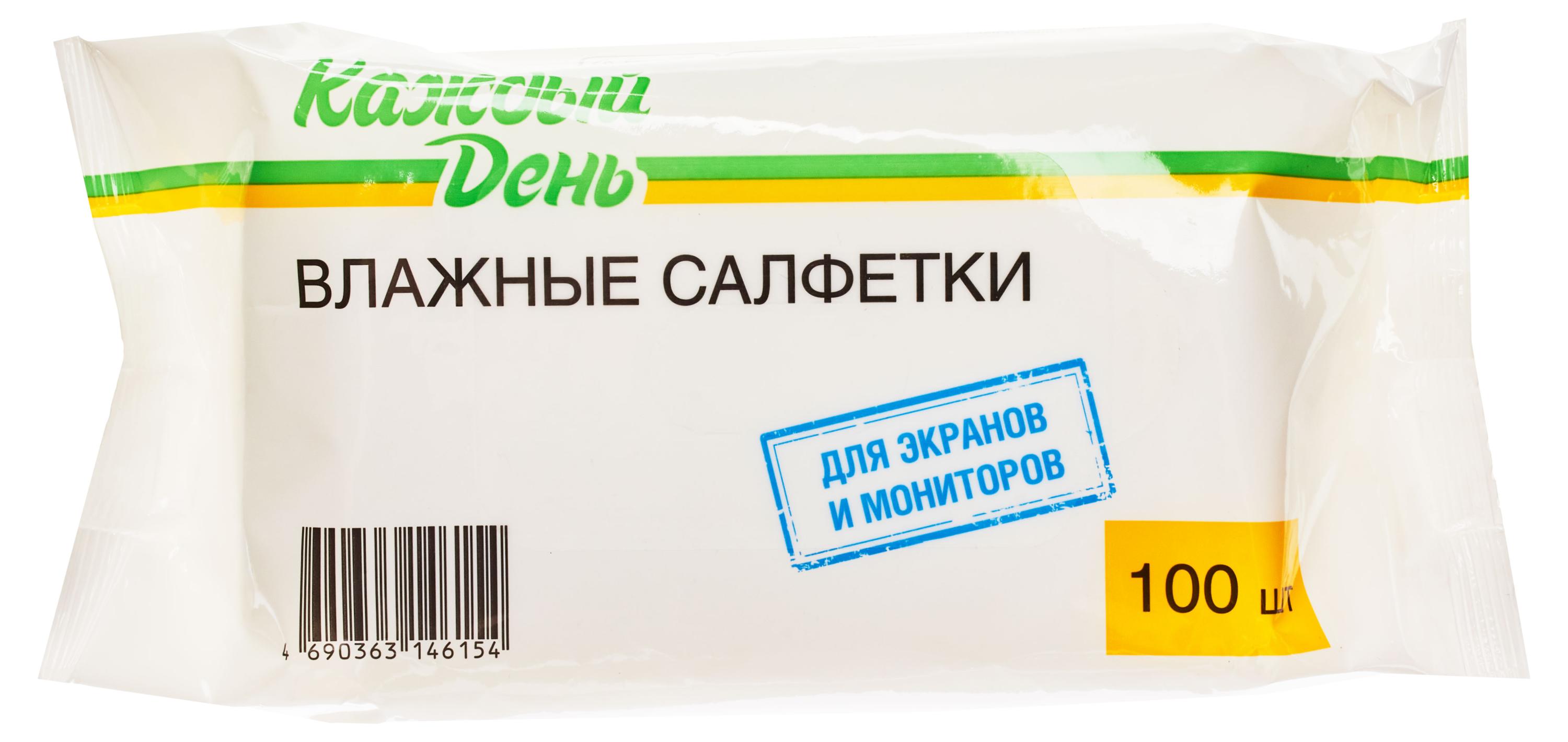 

Влажные салфетки для экрана Каждый день, 100 шт