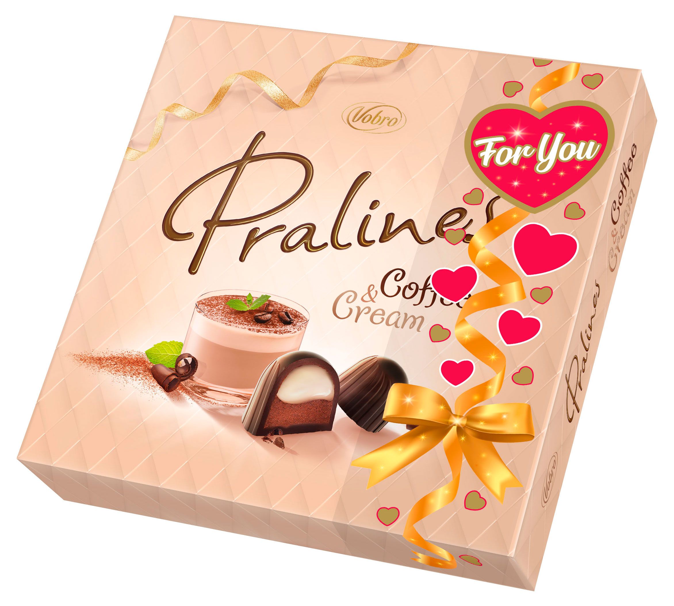 

Конфеты Vobro Pralines Кофе со сливками, 127 г