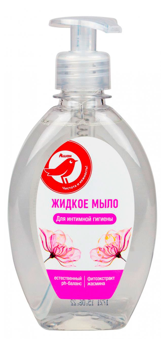 Изображение товара Жидкое мыло для интимной гигиены АШАН Красная птица Нероли и Жасмин, 250 мл