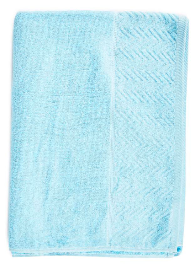 

Полотенце Actuel голубое, 100х150 см