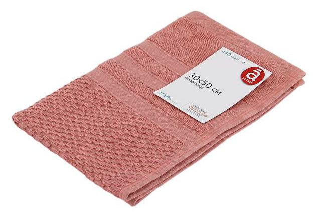 

Полотенце Actuel персиковое, 30х50 см, 440 г