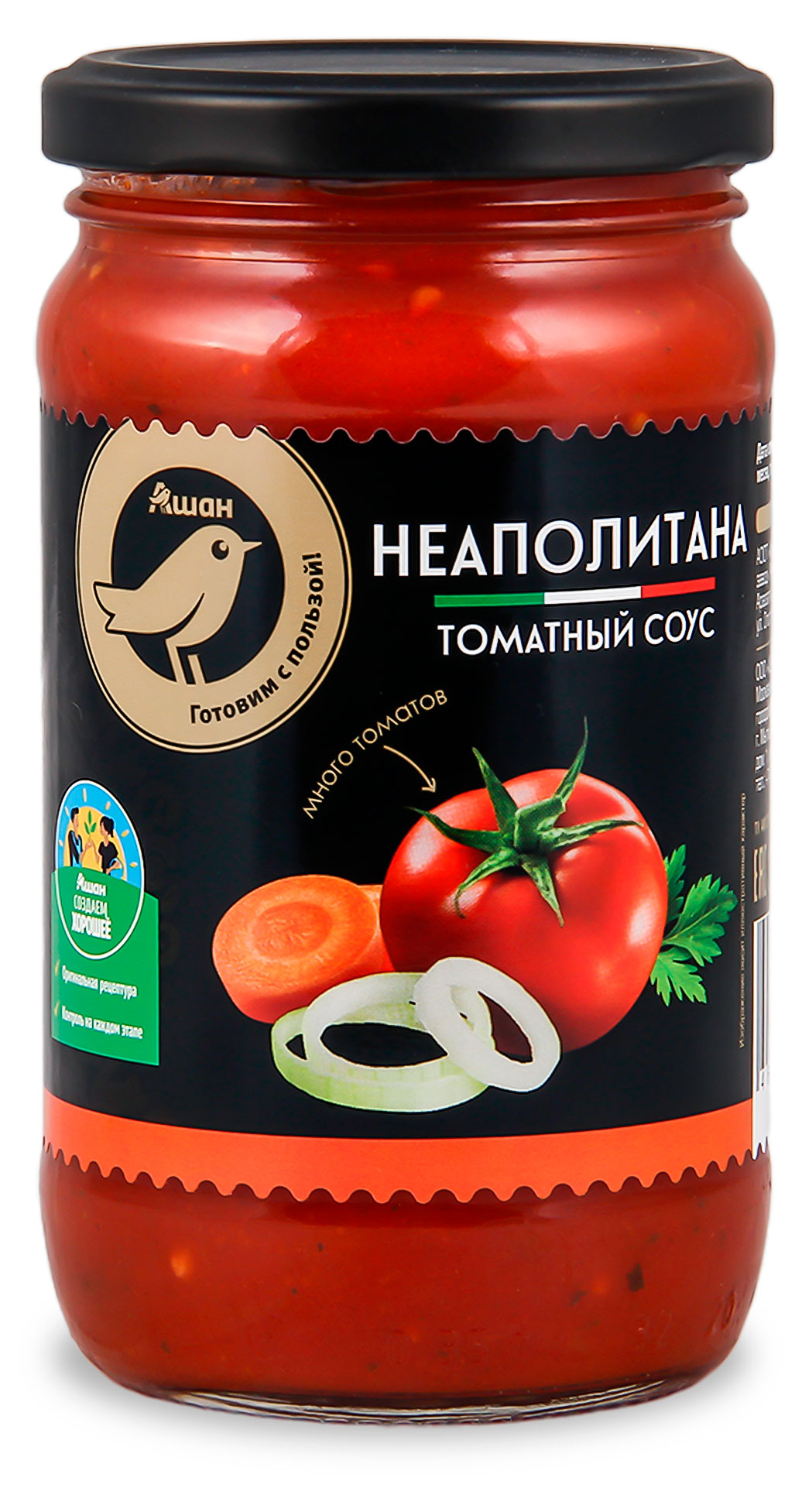 

Соус томатный АШАН Золотая птица Неаполитана, 350 г