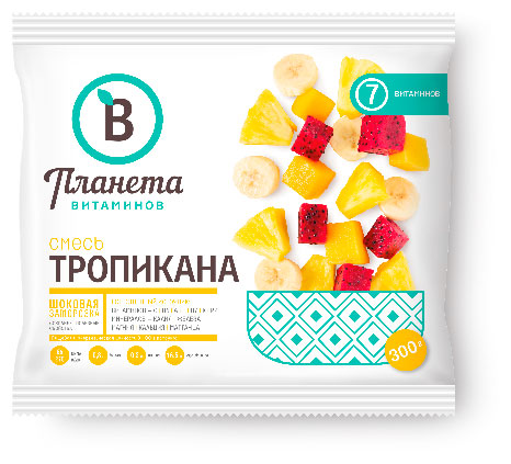 

Смесь фруктовая Планета Витаминов Тропикана, 300 г