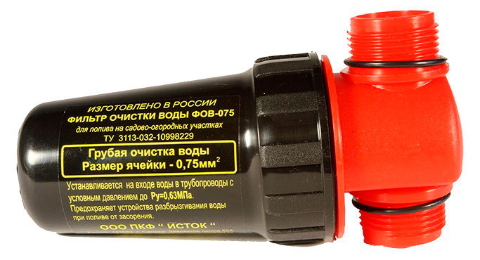

Фильтр для грубой очистки воды ФОВ-500
