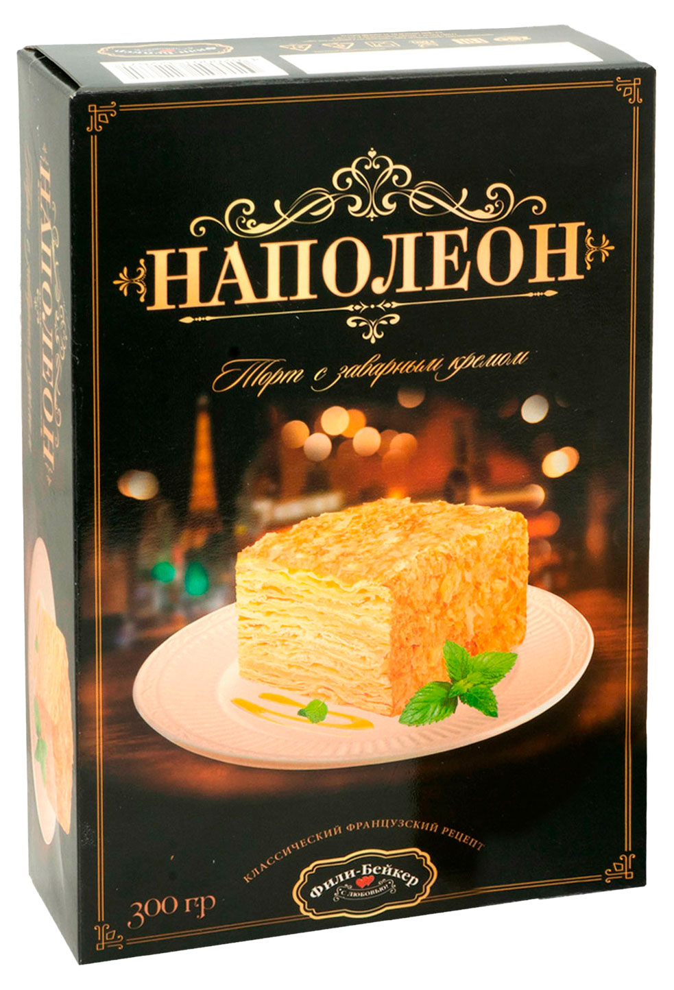 

Торт слоеный Фили-Бейкер Наполеон, 300 г