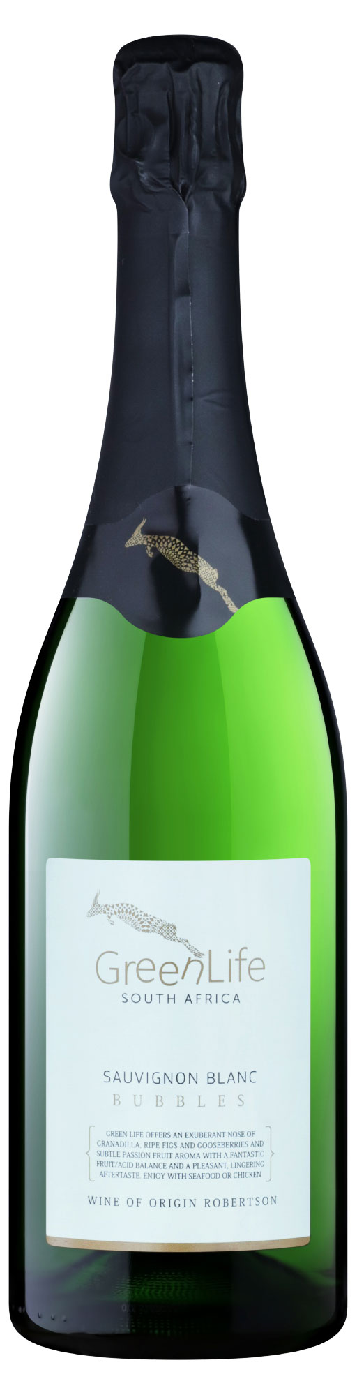 

Игристое вино GreenLife Sauvignon Blanc Bubbles белое брют Южная Африка, 0,75 л